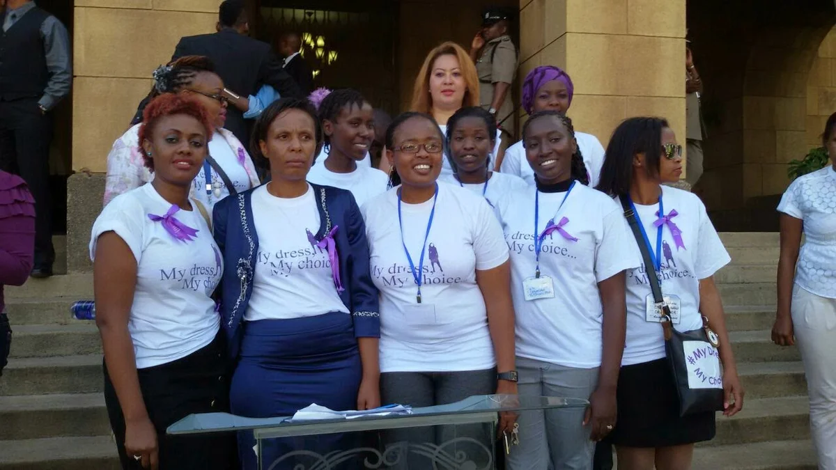 With the My Dress My Choice organising team