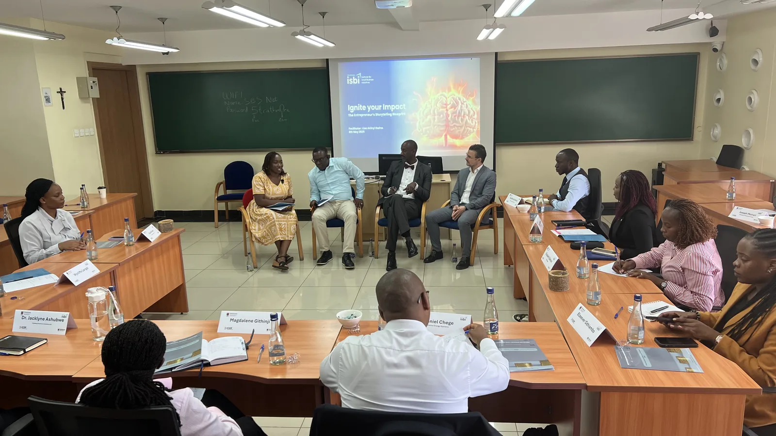 Liza on an ISBI panel discussion